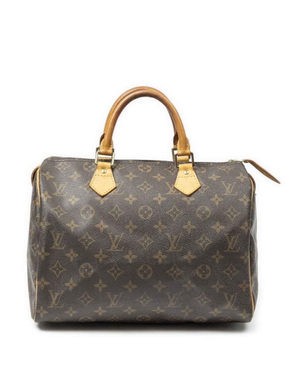 Louis Vuitton Speedy Brown Monogram Canvas Handbag